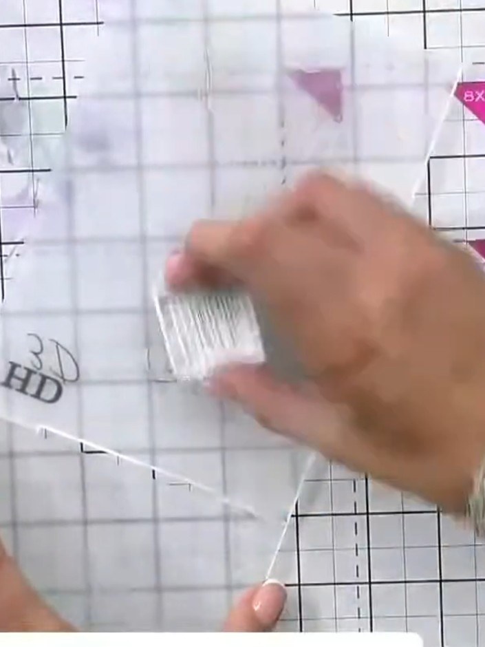 Step 8: For additional depth, place the embossed paper back into the 3D embossing folder and run it through the die-cu