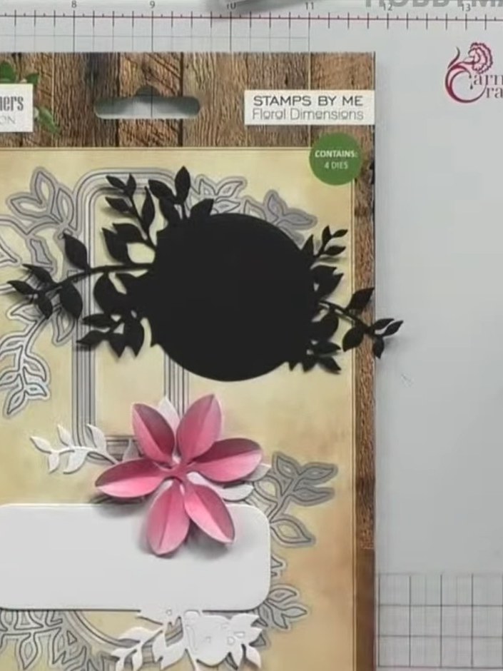 Geschichtete Karte nur mit Laub - the finished project