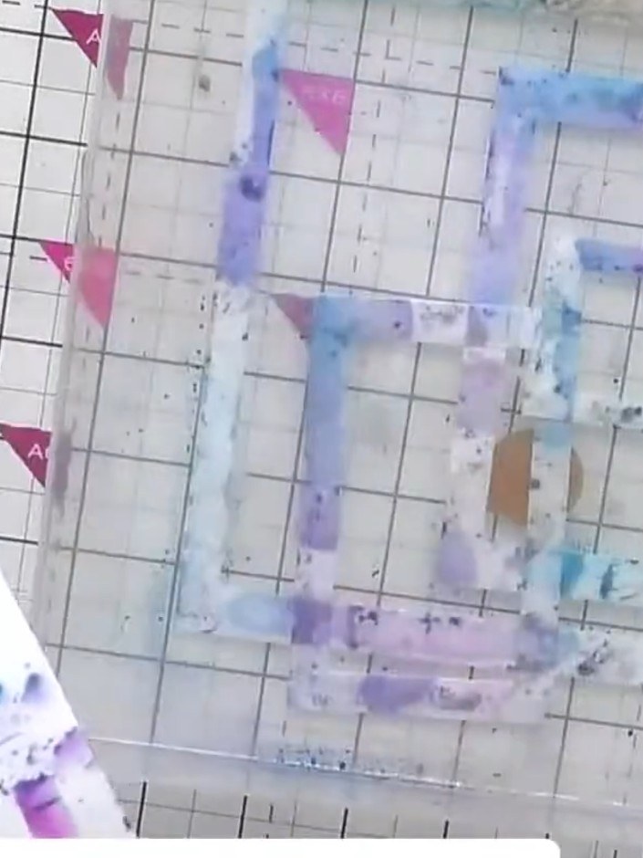 Step 5: Wipe the gel plate clean with a baby wipe or damp cloth to remove all ink residue. The plate can now be reused