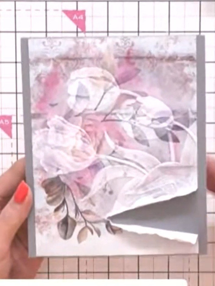 Step 3: Apply sticky ink pad to the bird stamp, ensuring all detail is captured. Press the pad firmly across the entir