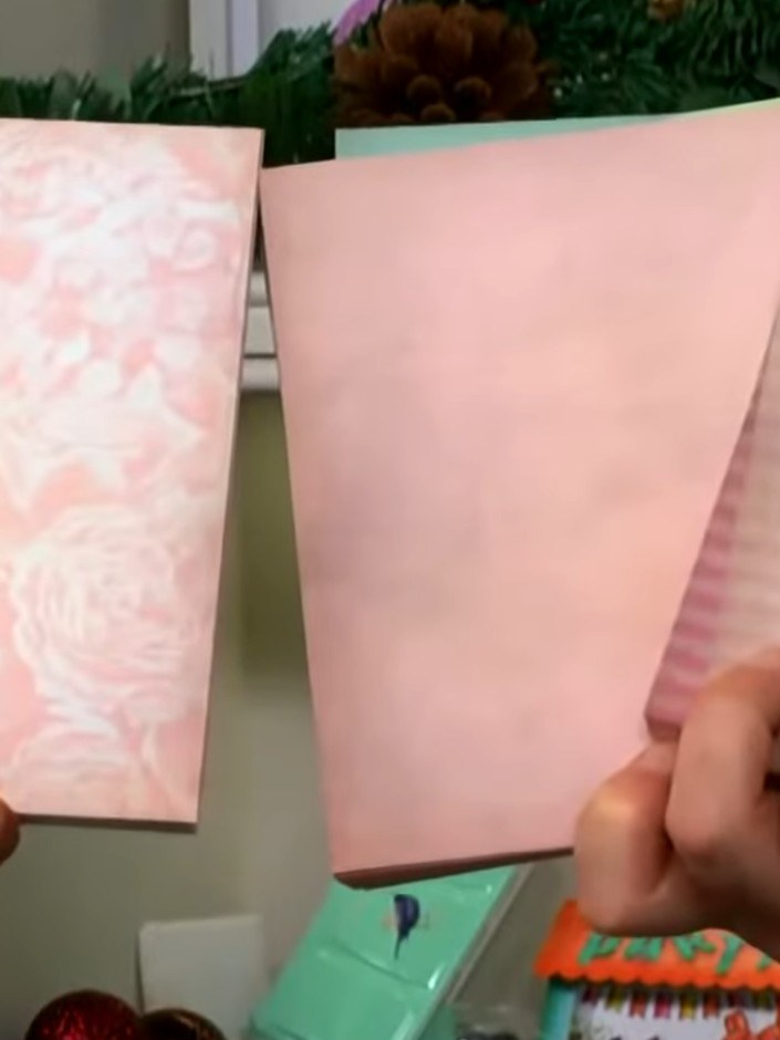 Step 6: Use different papers from the Stamps By Me Vintage Stripes paper pad to create additional cards or album pages