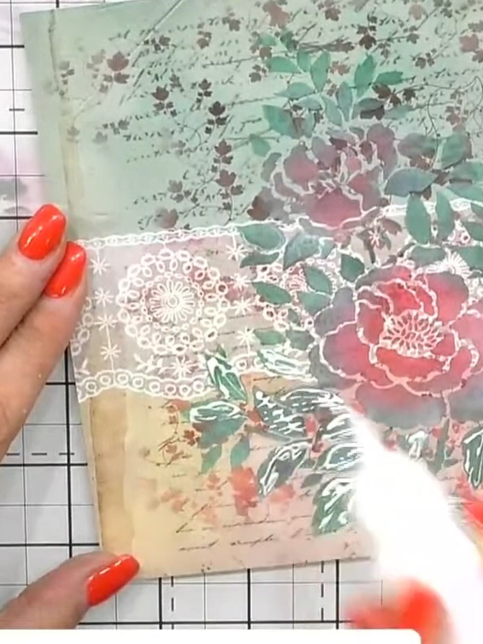Step 8: Allow the glitter glue to dry completely to reveal the glass-like finish without visible adhesive.