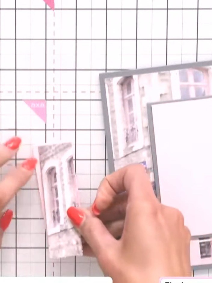 Step 7: Write your invitation text or message inside the nested card insert using a pen or marker to personalise your 