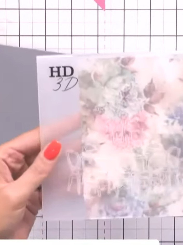 Step 1: Select one of the painted mount cards from the HD 3D mounts pack. The mount features a beautiful floral design