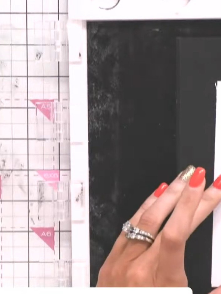 Step 6: Peel a scratch and reveal sticker from the backing sheet and carefully apply it over the stamped message area,