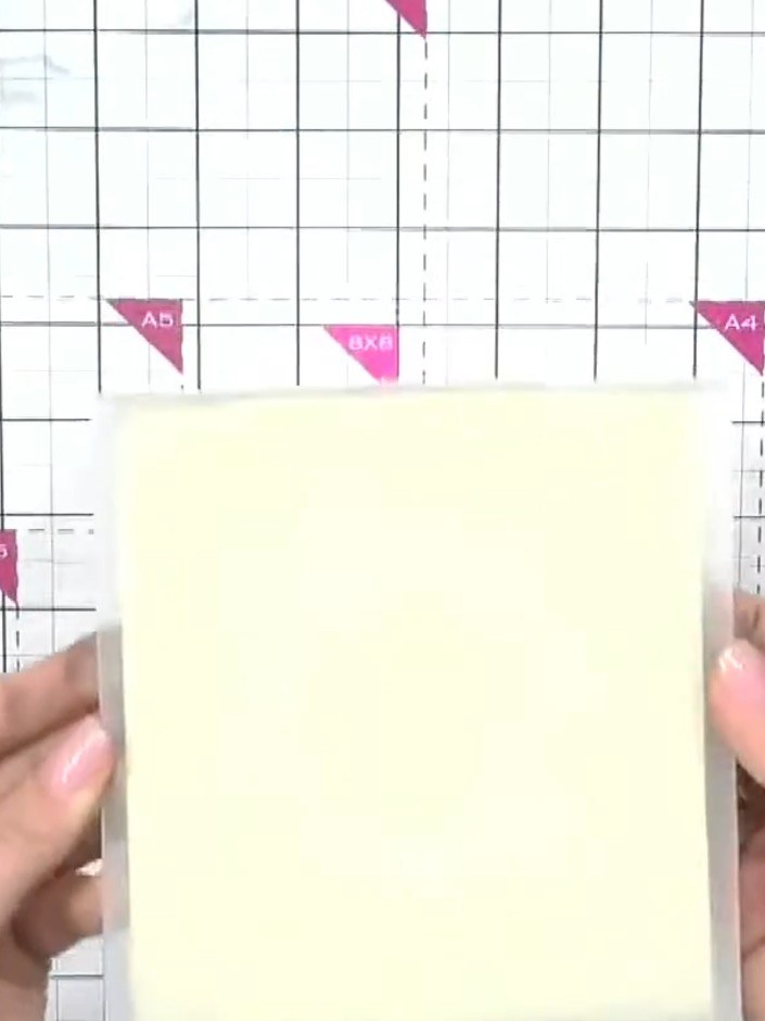 Step 1: Select a piece of gold metallic or mirrored card stock from your collection. Choose a colour that will complem