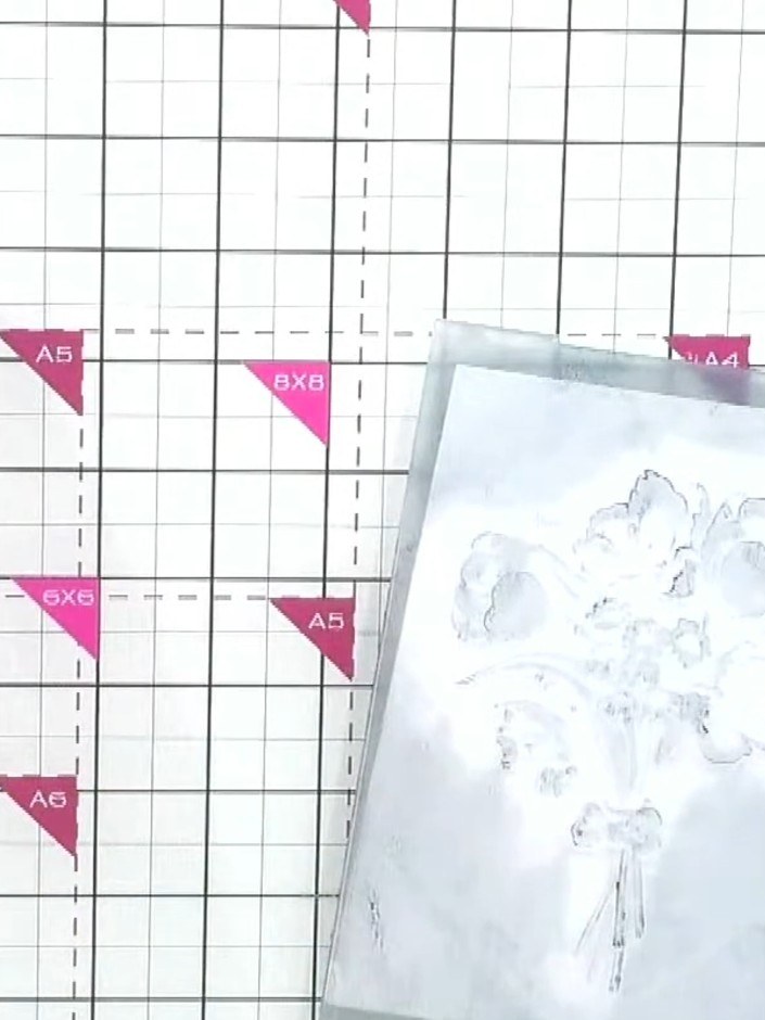 Step 5: Remove the cardstock from the embossing folder and examine both sides. Choose which side you prefer - the whit