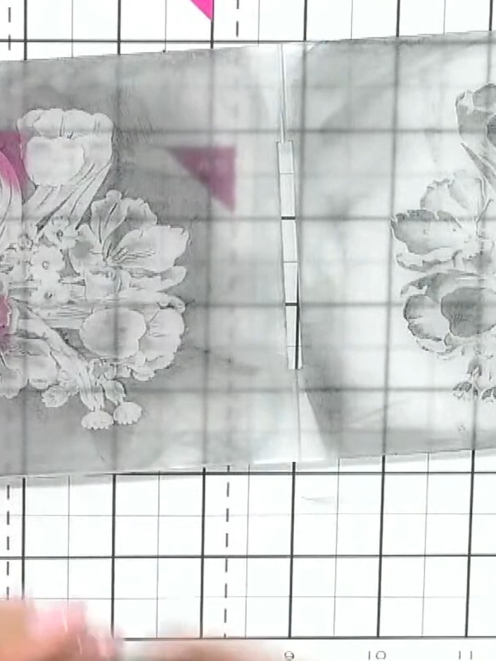 Step 5: Place your stamped and coloured card into the embossing folder and run it through your die-cutting machine to 