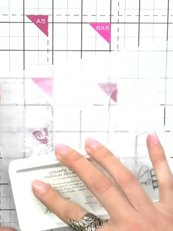 Step 3: Run the embossing folder through your die-cutting machine to emboss the holographic paper.
