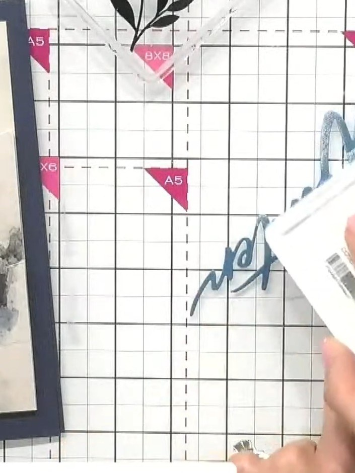 Step 8: Add any final embellishments such as glitter or additional details to complete your layered winter scene card.