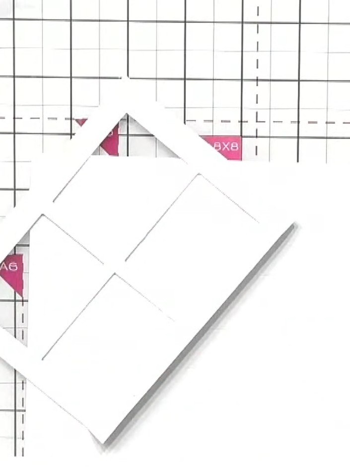 Step 1: Cut out your first window die from white or coloured card stock using your die cutting machine. The die create