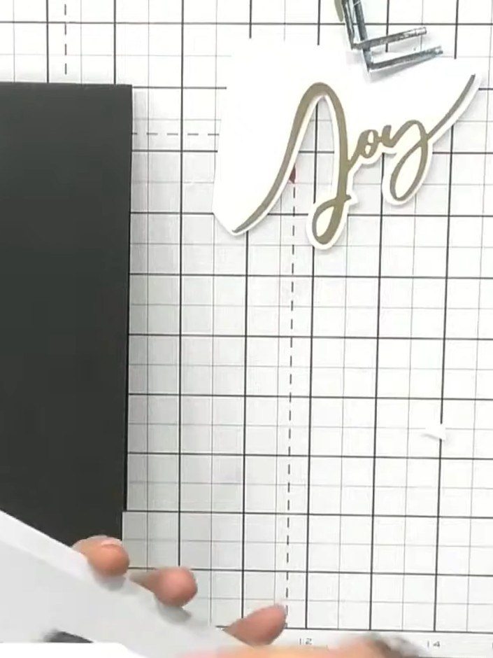 Step 5: Glue the shadow pieces back into the window frame to add dimension. Position each piece carefully within its c