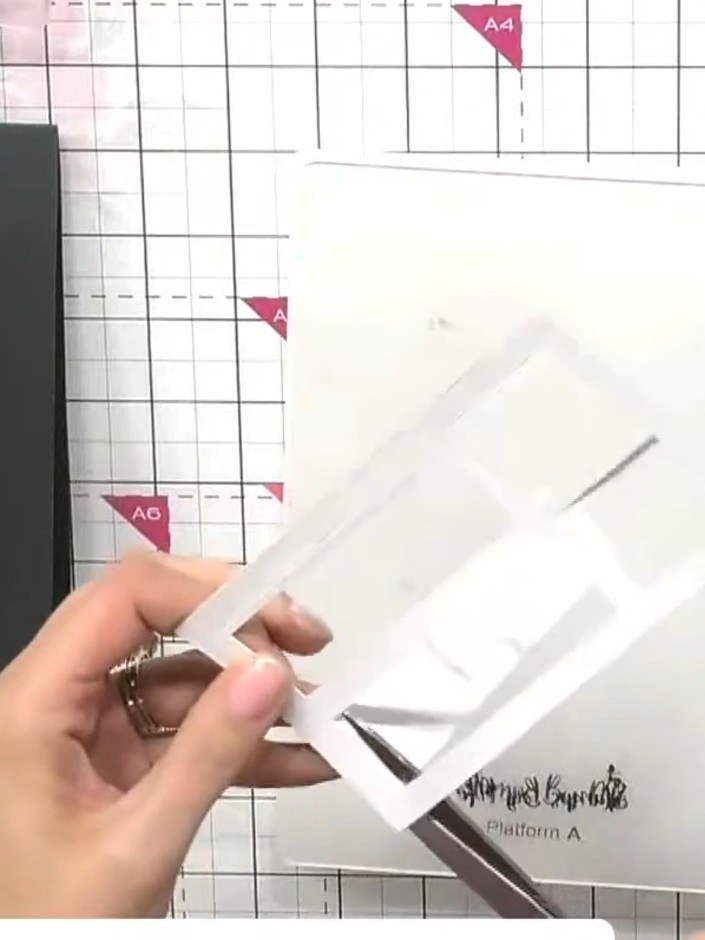 Step 3: Colour the shadow pieces using a grey water brush or ink pad. Apply the colour randomly and lightly to create 