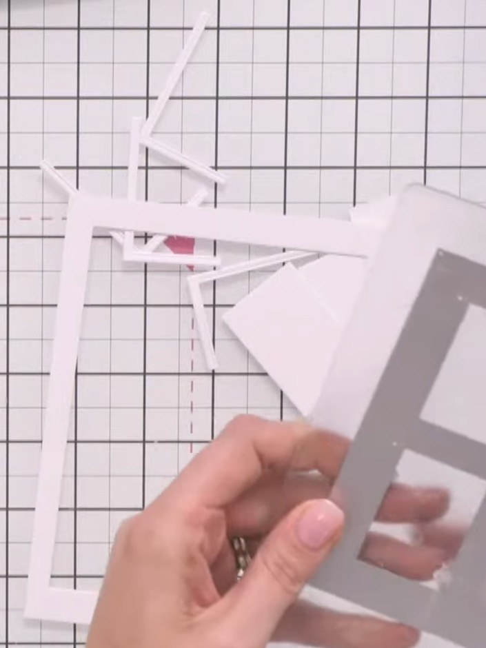 Step 5: Select a painted mount from the In The Countryside collection that complements your design. Trim the painted m