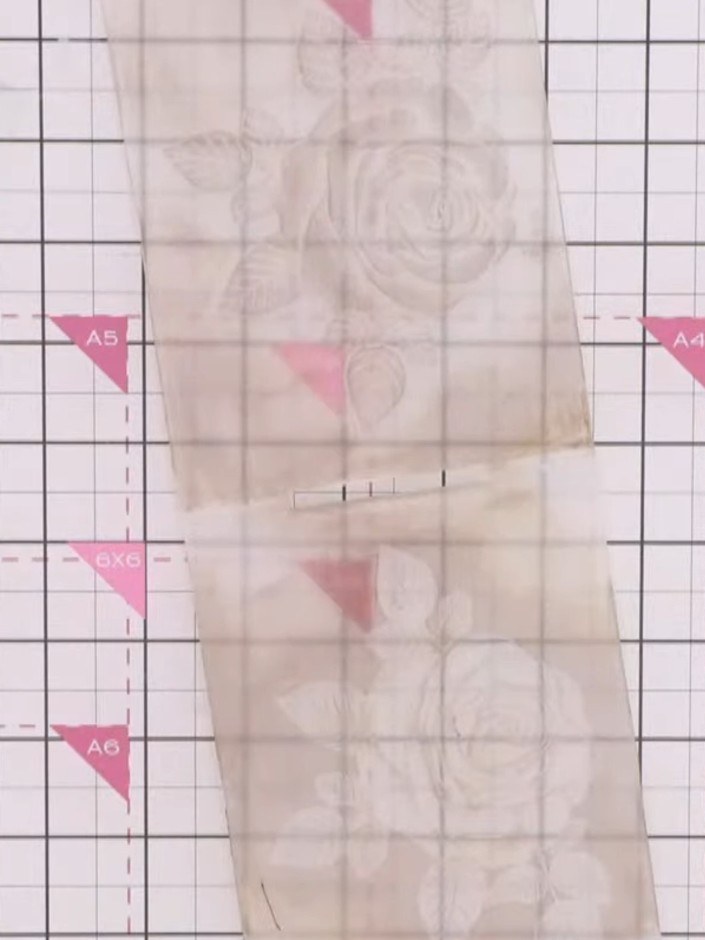 Step 5: Remove the card from the embossing folder and examine both sides. Choose whether you prefer the raised embosse