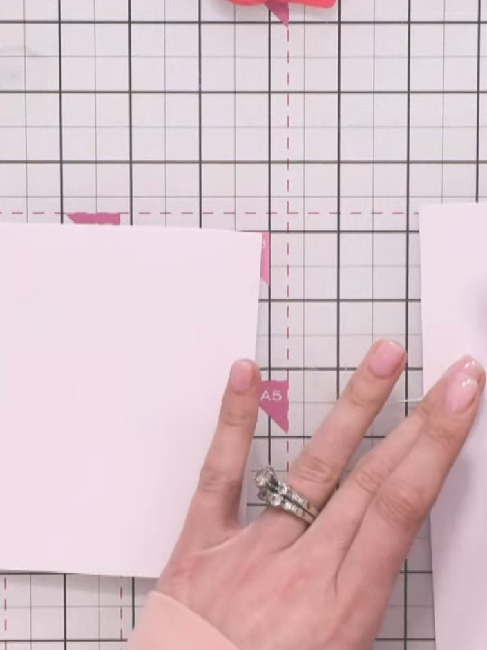 Step 1: Take a piece of scrap watercolour card stock. Ensure you're using watercolour card rather than chalk-based car