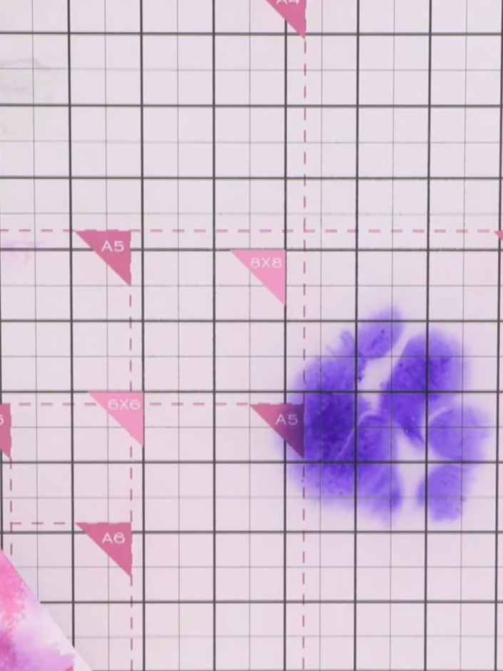 Step 5: Add blue ink to your background to create depth and a moody tone. Apply the ink in areas where you want darker