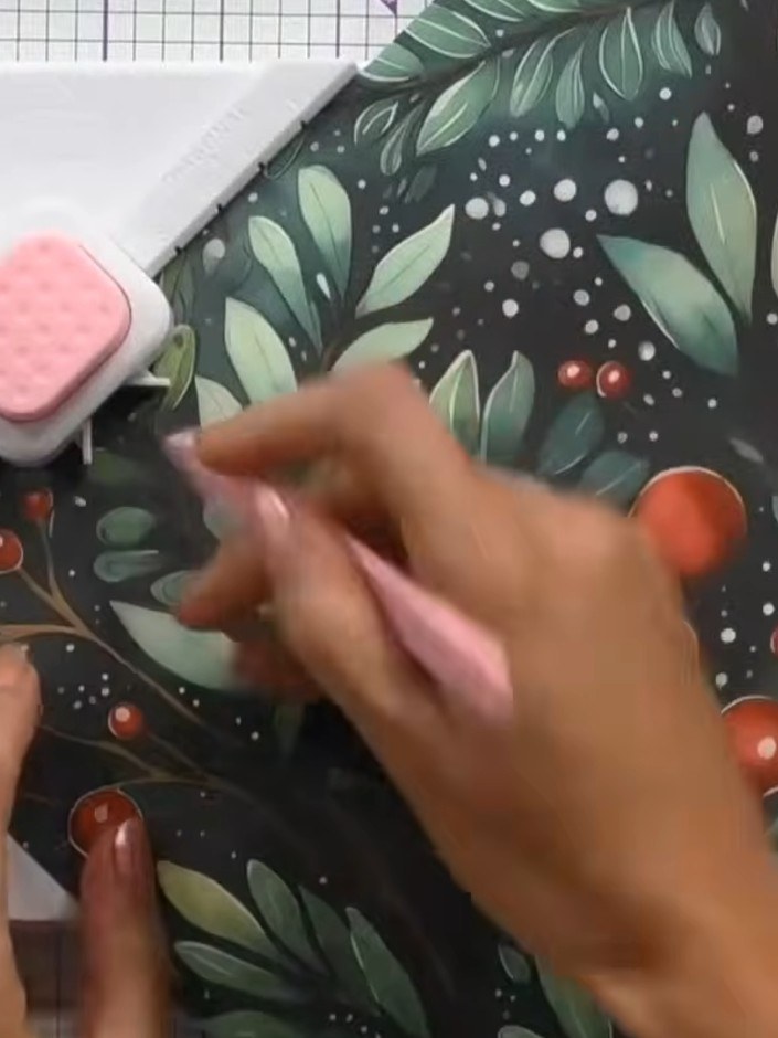 Step 3: Using the score board, score across the full width of the decorative paper at the XL mark indicated on your ch