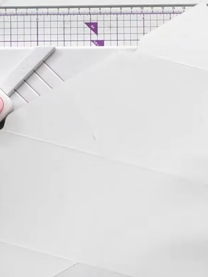 Step 6: Use the corner punch tool to round off the corners of the envelope flaps for a neat, finished appearance.