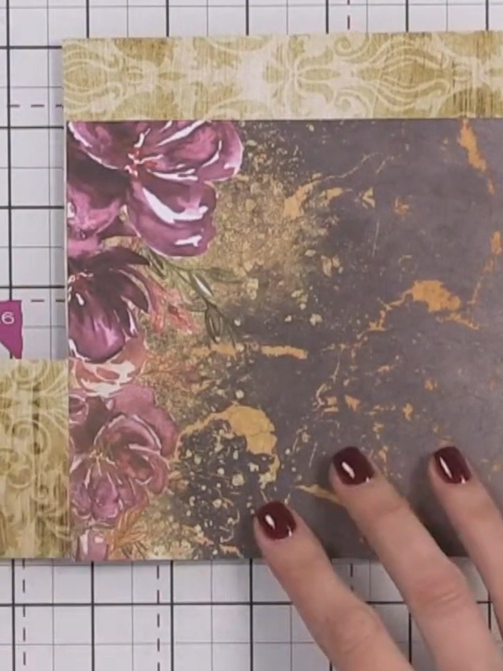 Bolsillo de papel por capas - the finished project
