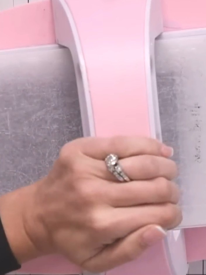 Step 6: Run the embossing folder through the die-cutting machine, applying steady pressure. Pass it through two or thr