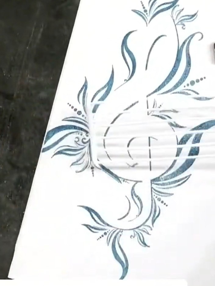 Step 7: Stamp a simple sentiment in white ink on white cardstock to create a subtle, tone-on-tone effect that won't co