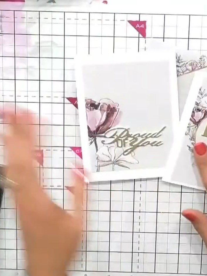 Step 1: Fold the pre-printed envelopes along their score lines. Seal each envelope using the coordinating stickers fro