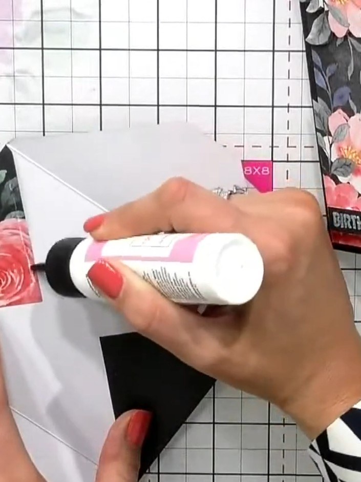 Step 3: Apply adhesive along the edges of the envelope flap using a tape runner or glue stick. Ensure the adhesive is 
