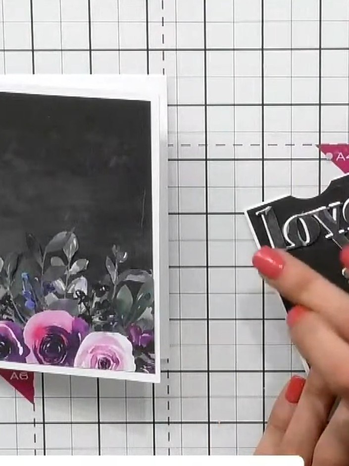 Step 6: Select an envelope design from the collection that coordinates with your card. The example shows the Charcoal 
