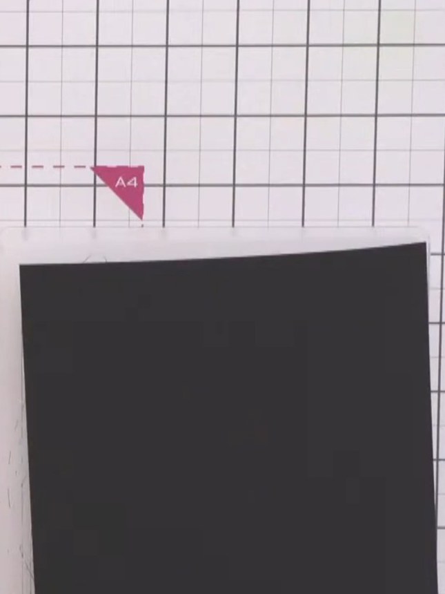 Step 1: Use the large monster outline die to cut the shape from black card. This will create the base layer for your m