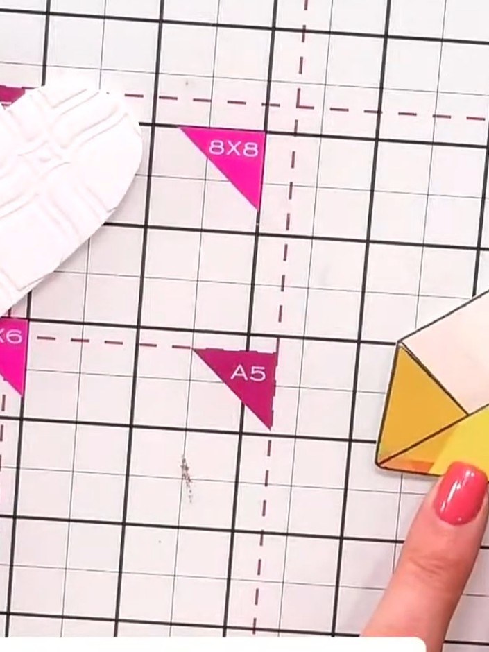 Step 3: Stamp the envelope design twice onto contrasting cardstock. Cut away the flap section from one of the stamped 