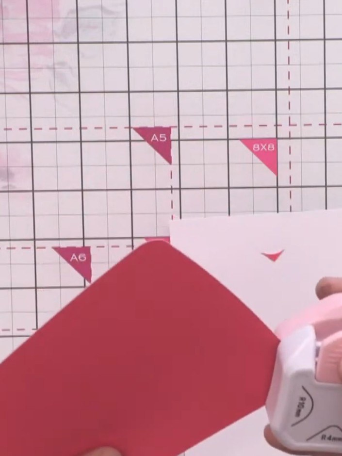 Step 3: Die-cut a monster character from scrap pink cardstock using one of the monster dies to create a mask. Set asid