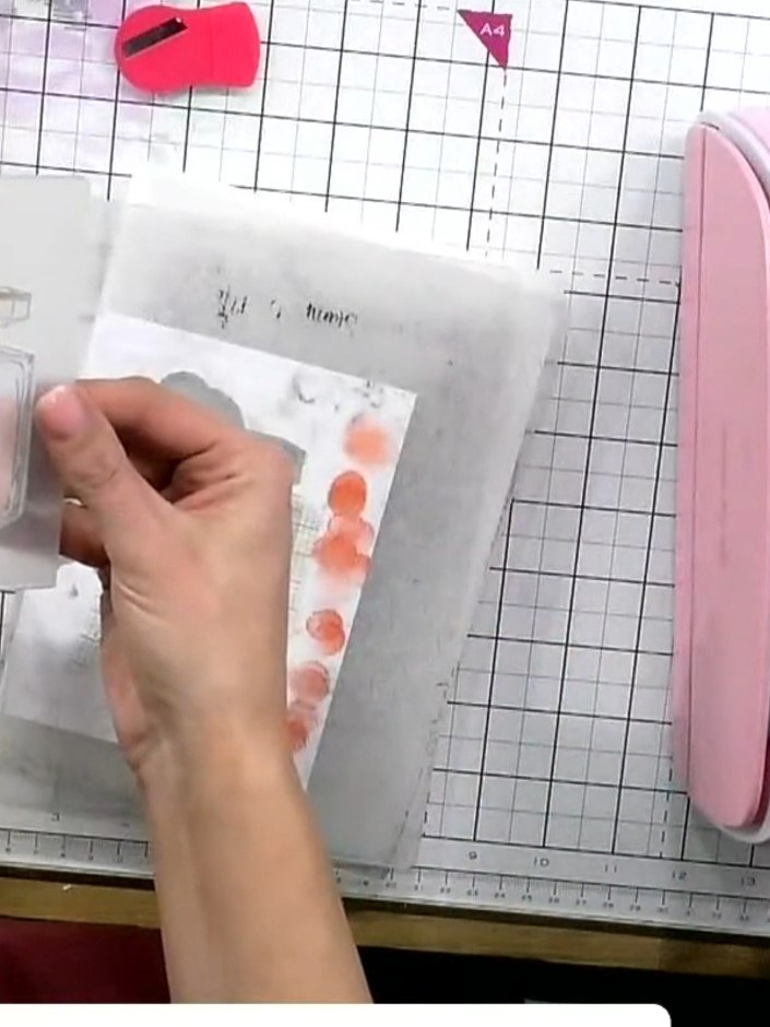 Step 7: Place the die-cut perfume bottle design into the 3D embossing folder and run it through your die-cutting machi