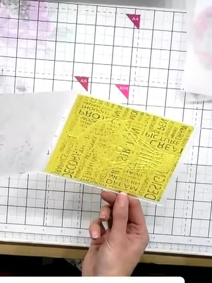 Step 7: Optionally add colour highlights to the embossed design using a brush or pen to enhance specific areas of the 