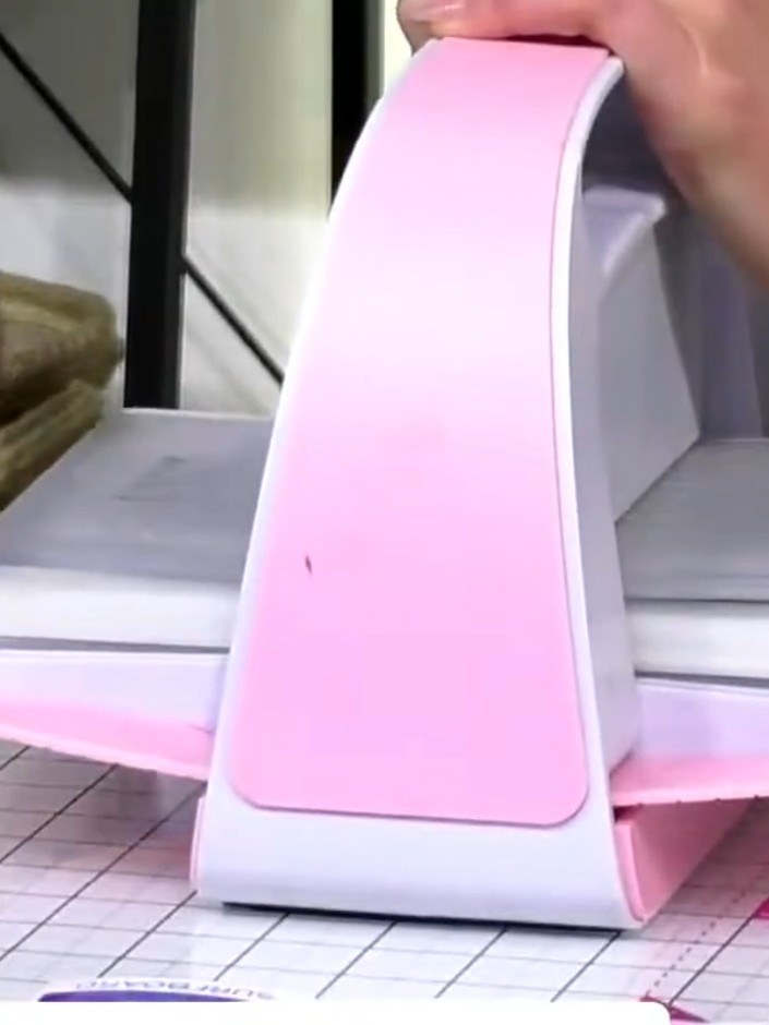 Step 4: Layer the embossed mirror card onto a white card base to create your finished card. Position the embossed pane
