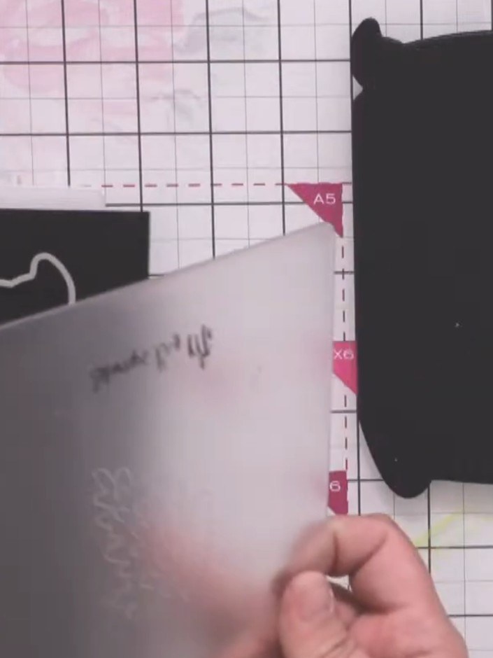 Step 3: Cut a second monster shape from black card using the die. This will form the complete base layer for your hing