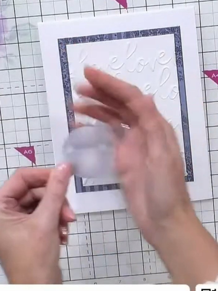 Step 4: Use a circle punch to punch random circles from the vellum. These will be used to create layered elements on y