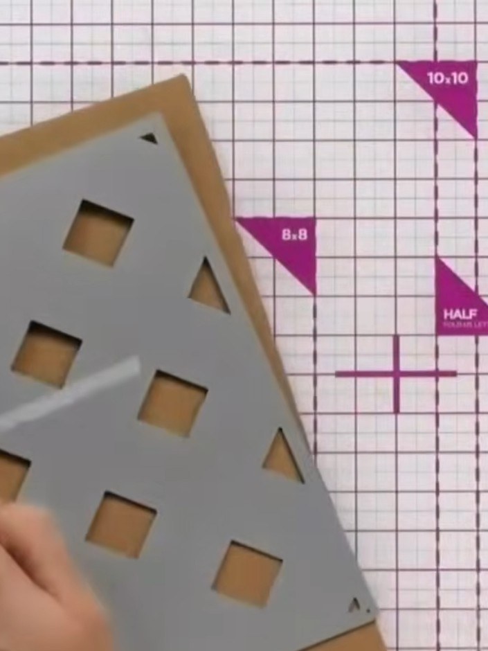 Step 1: Place your craft card into the die-cutting machine along with the timber embossing die. Ensure the die is posi